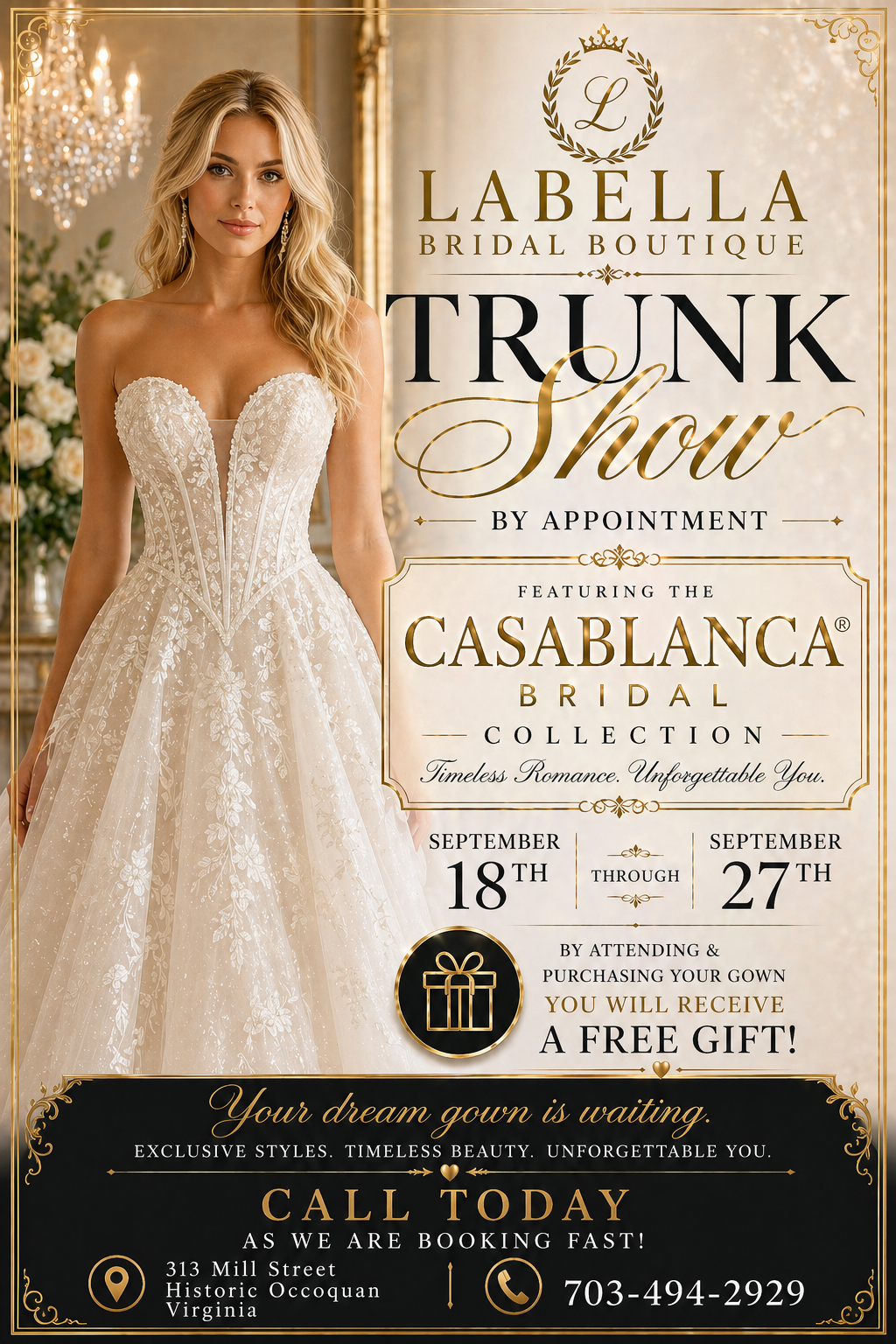 Casablanca Bridal Trunk Show