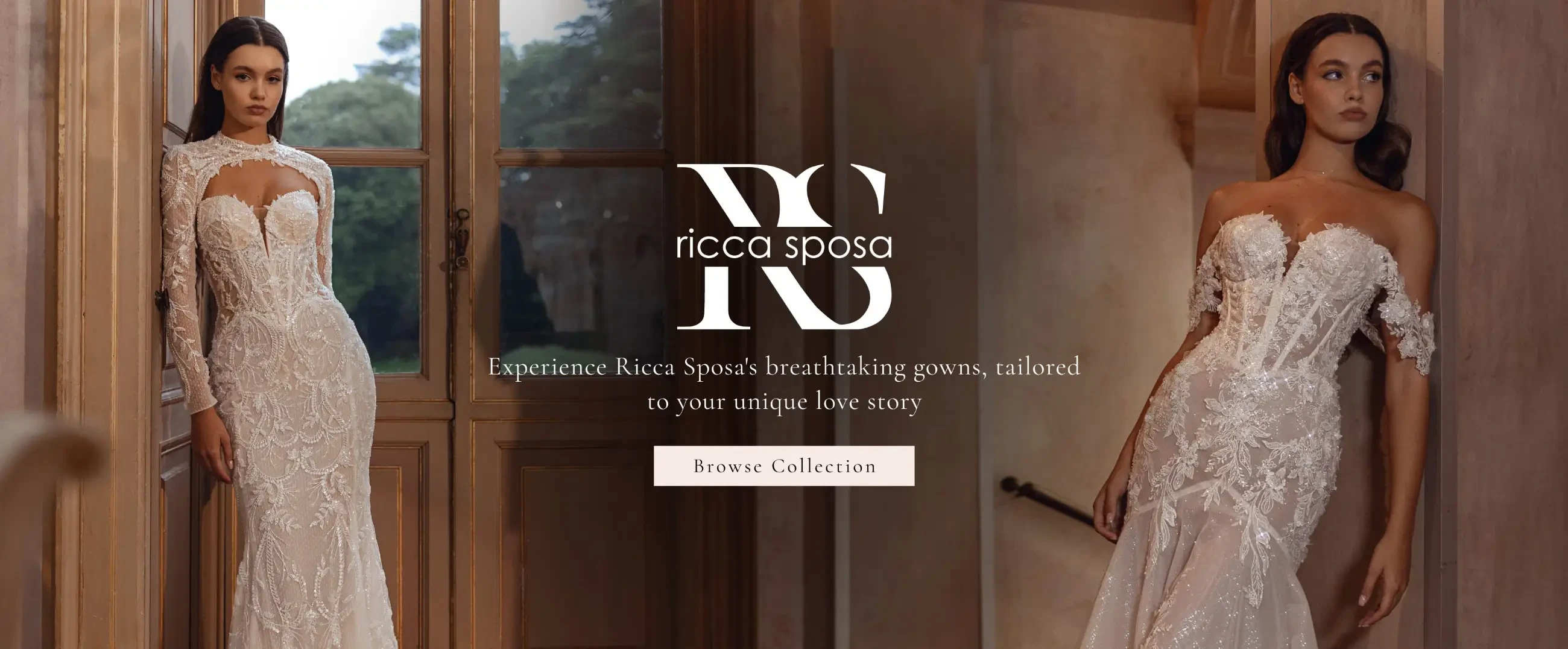 Ricca Sposa Banner for Desktop