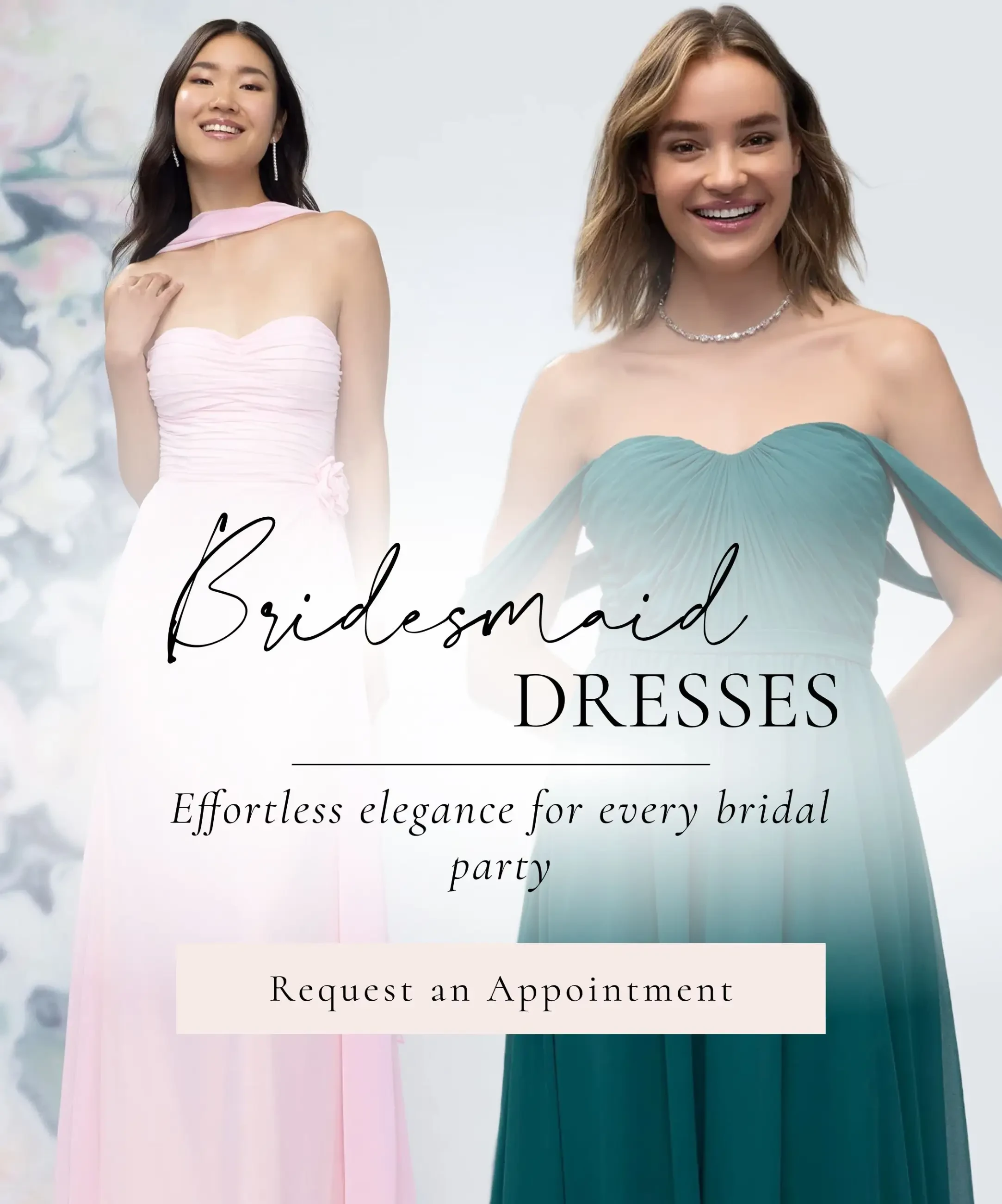 Bridesmaids Collection Banner for Mobile