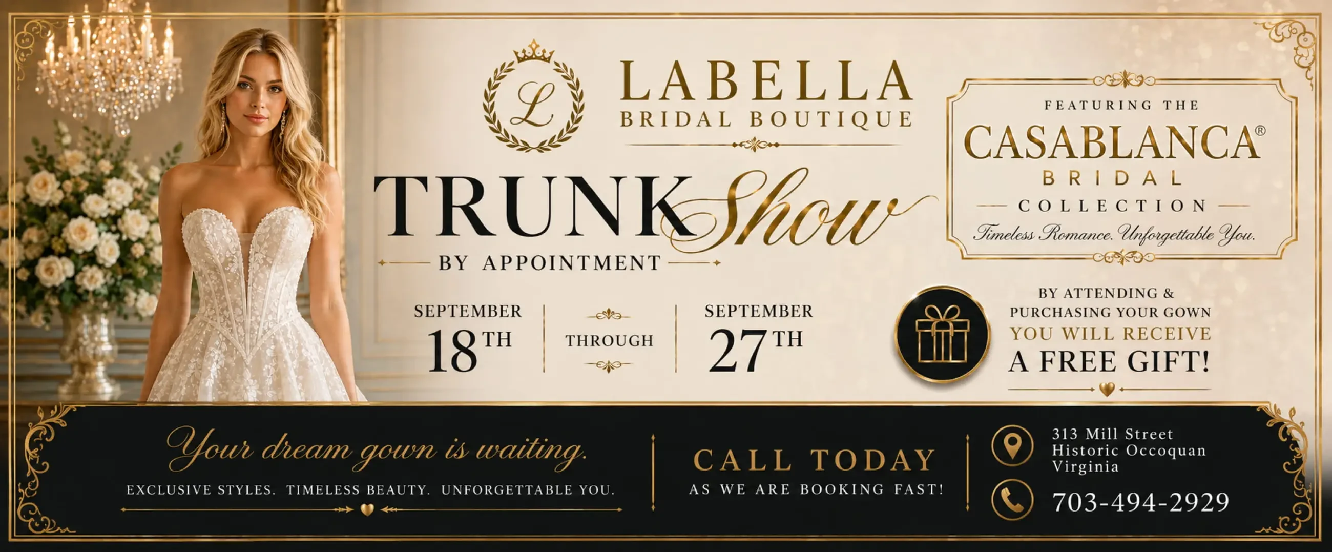 Casablanca trunk show for desktop