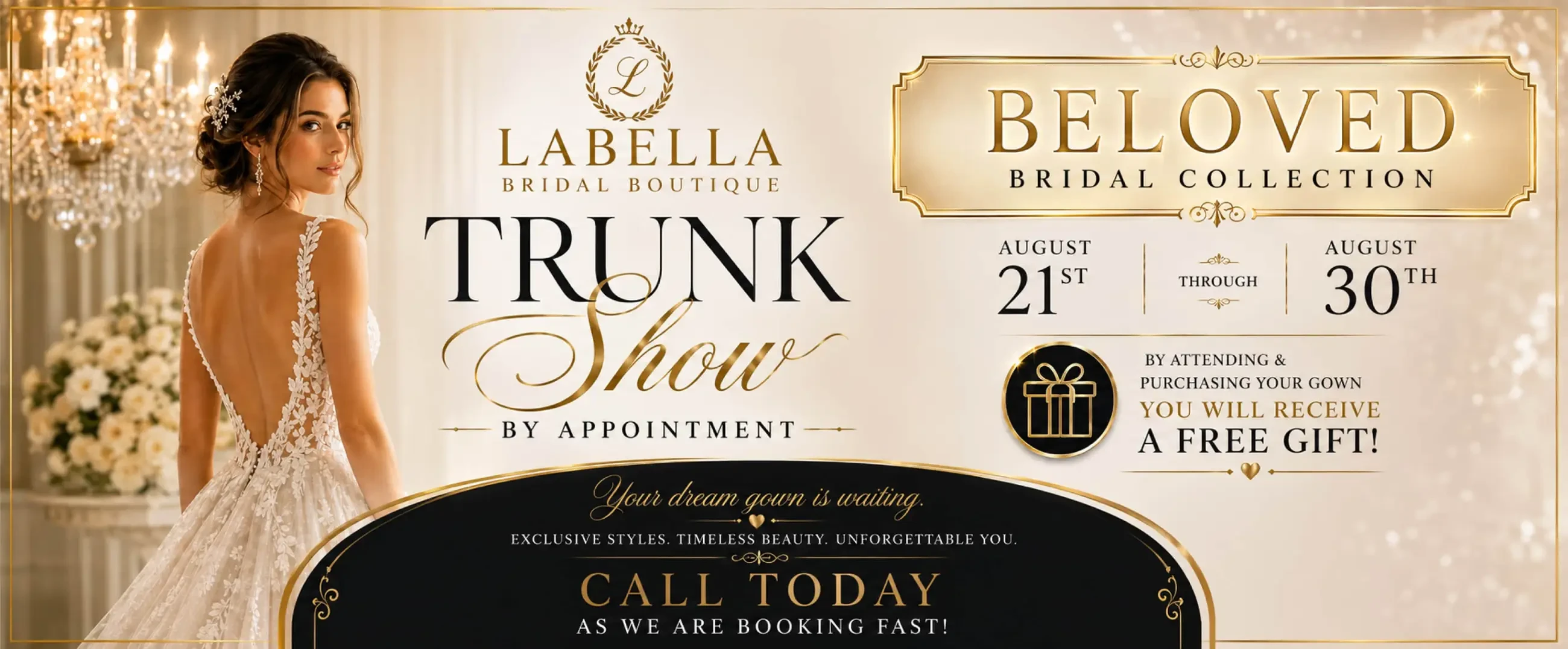 Trunk Show Banner for Desktop