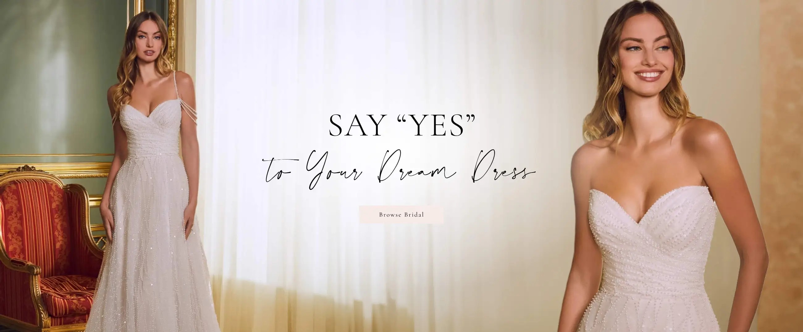 Bridal desktop banner